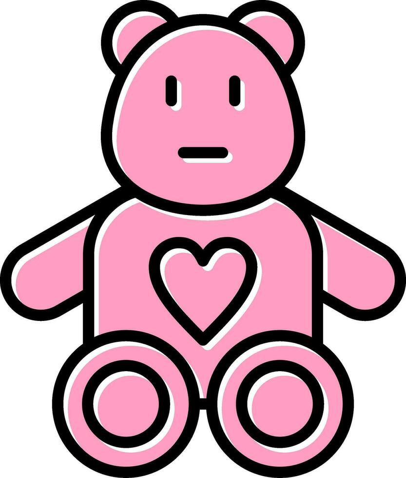 Teddy Bear Vector Icon
