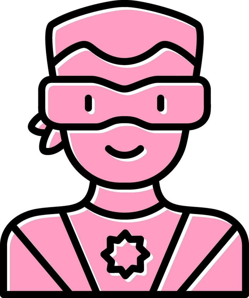 Superhero Vector Icon