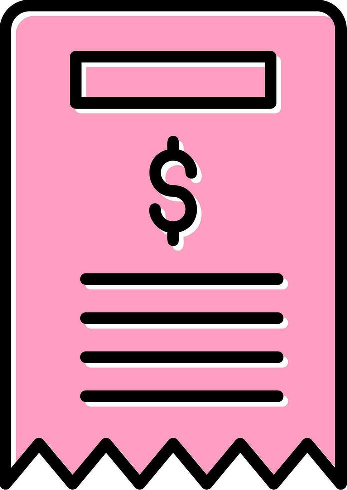 Bill Vector Icon