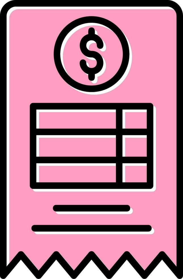 Bill Vector Icon