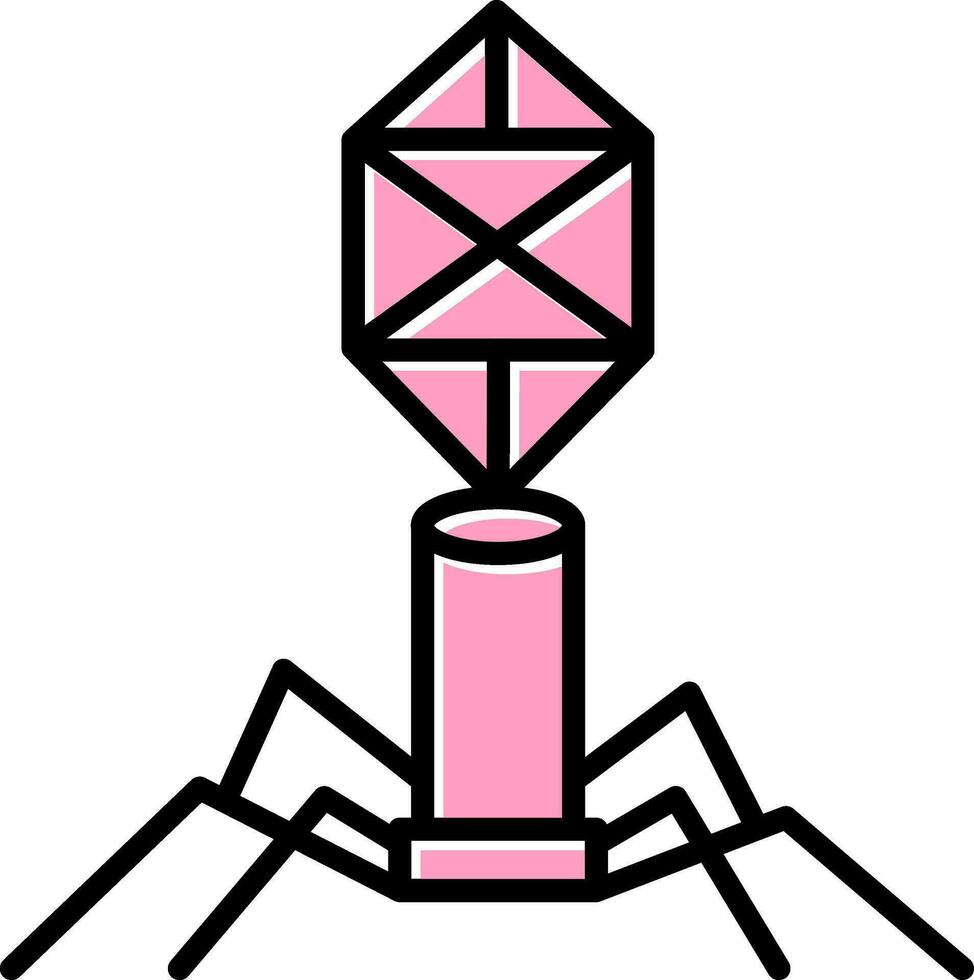 bacteriophage Vector Icon
