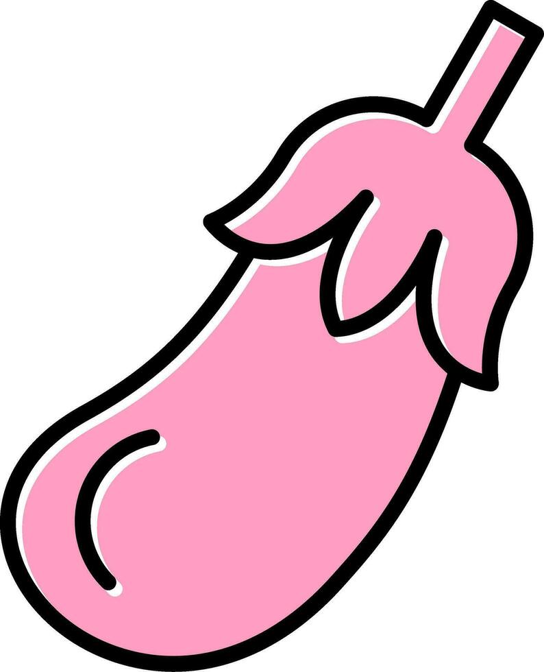 Eggplant Vector Icon