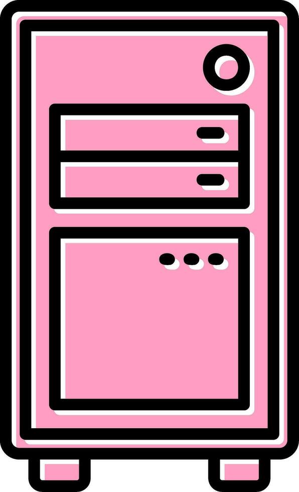 Computer Case Vector Icon