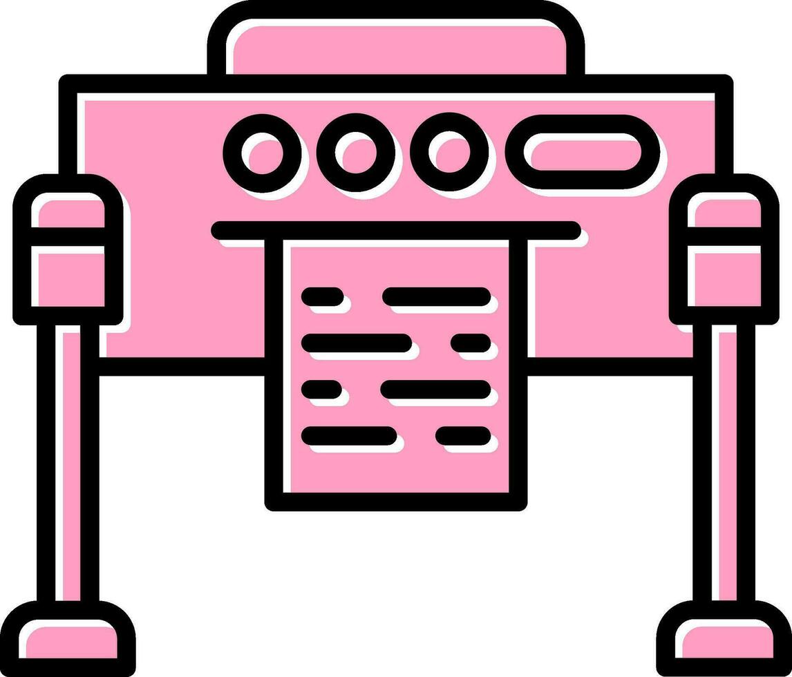 Plotter Vector Icon