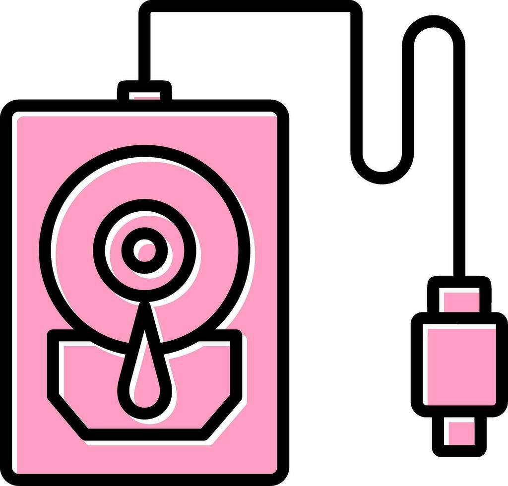 Hard Disk Vector Icon
