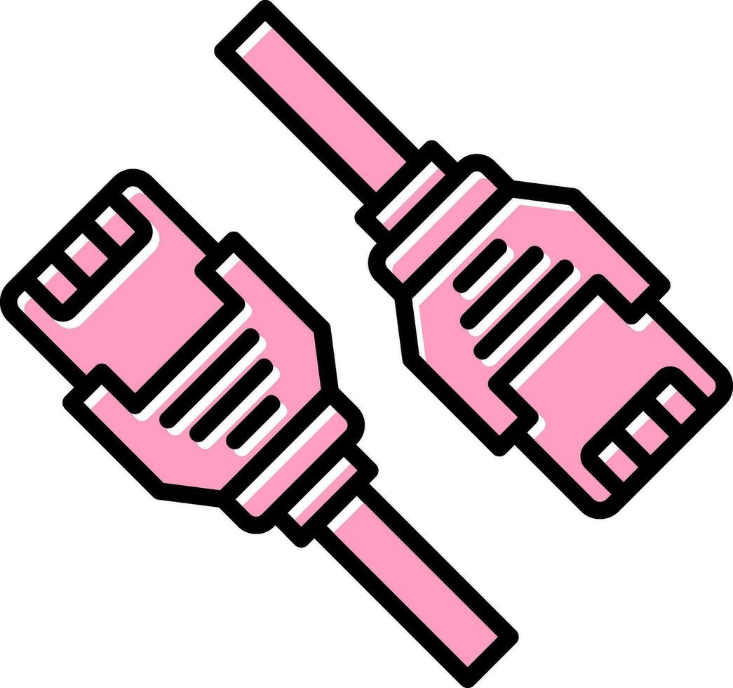Network Cable Vector Icon