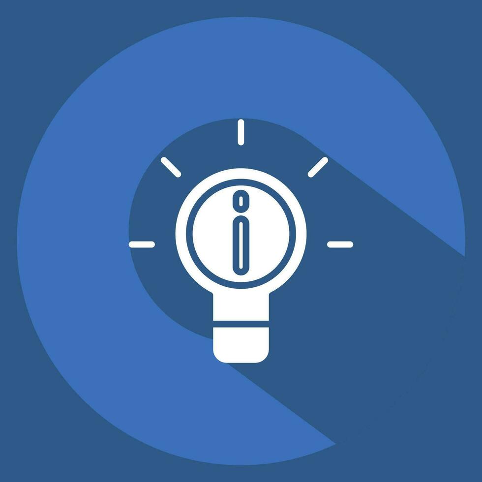 Icon Idea. related to Communication symbol. long shadow style. simple design editable. simple illustration vector
