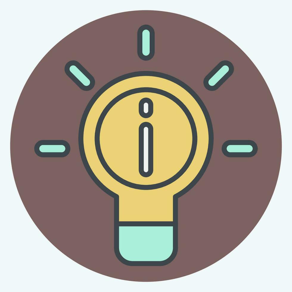 Icon Idea. related to Communication symbol. color mate style. simple design editable. simple illustration vector