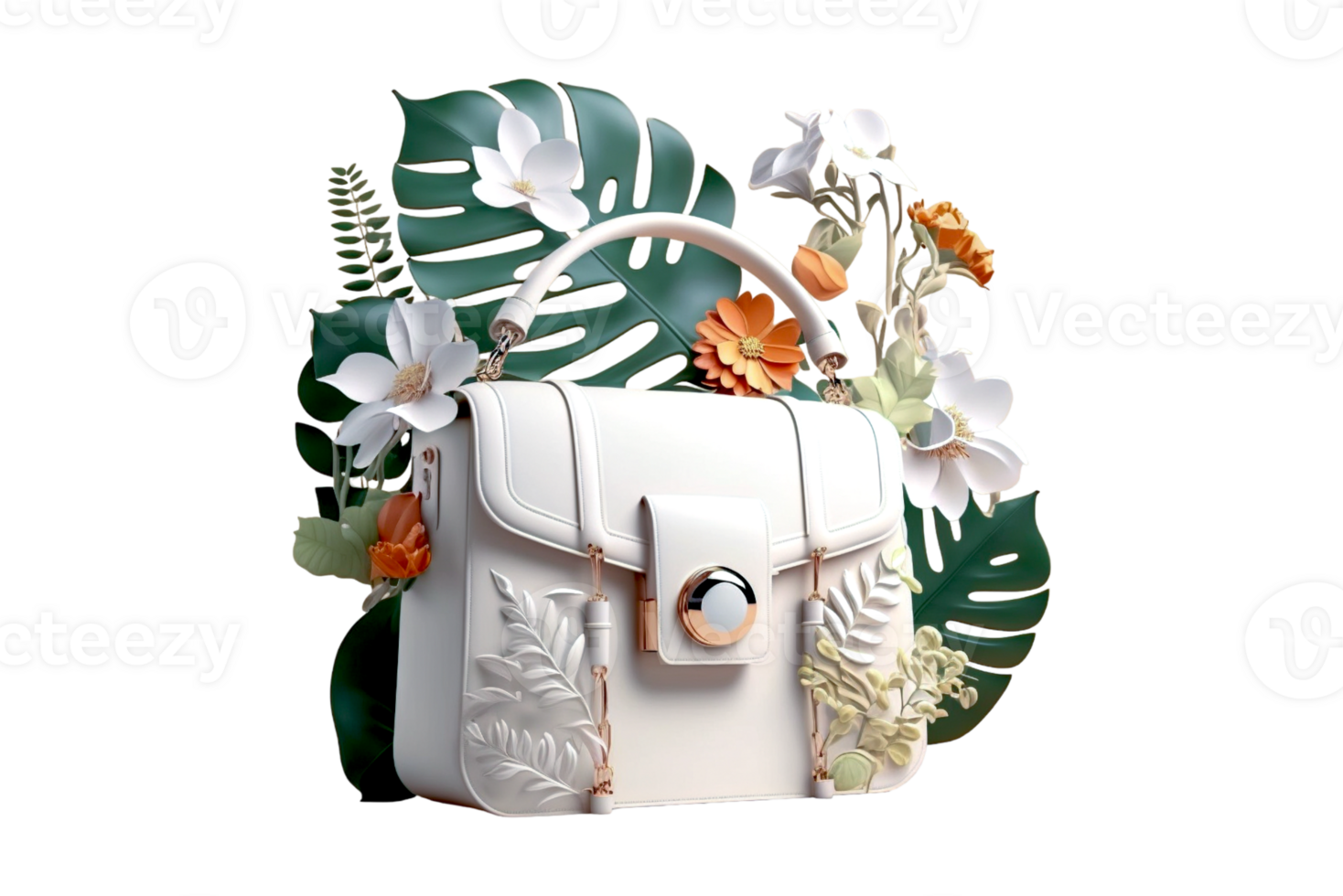 3d illustration female bag ai generated png