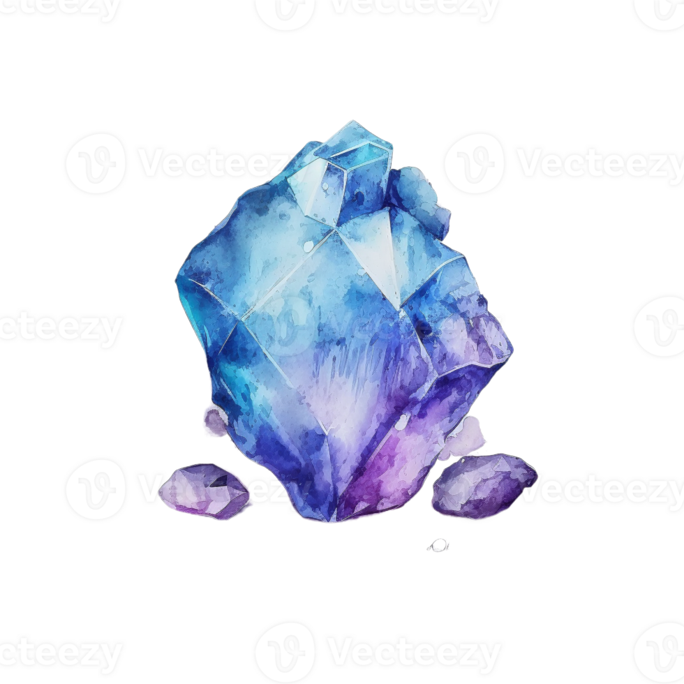 gem illustration in the hand draw style ai generated png