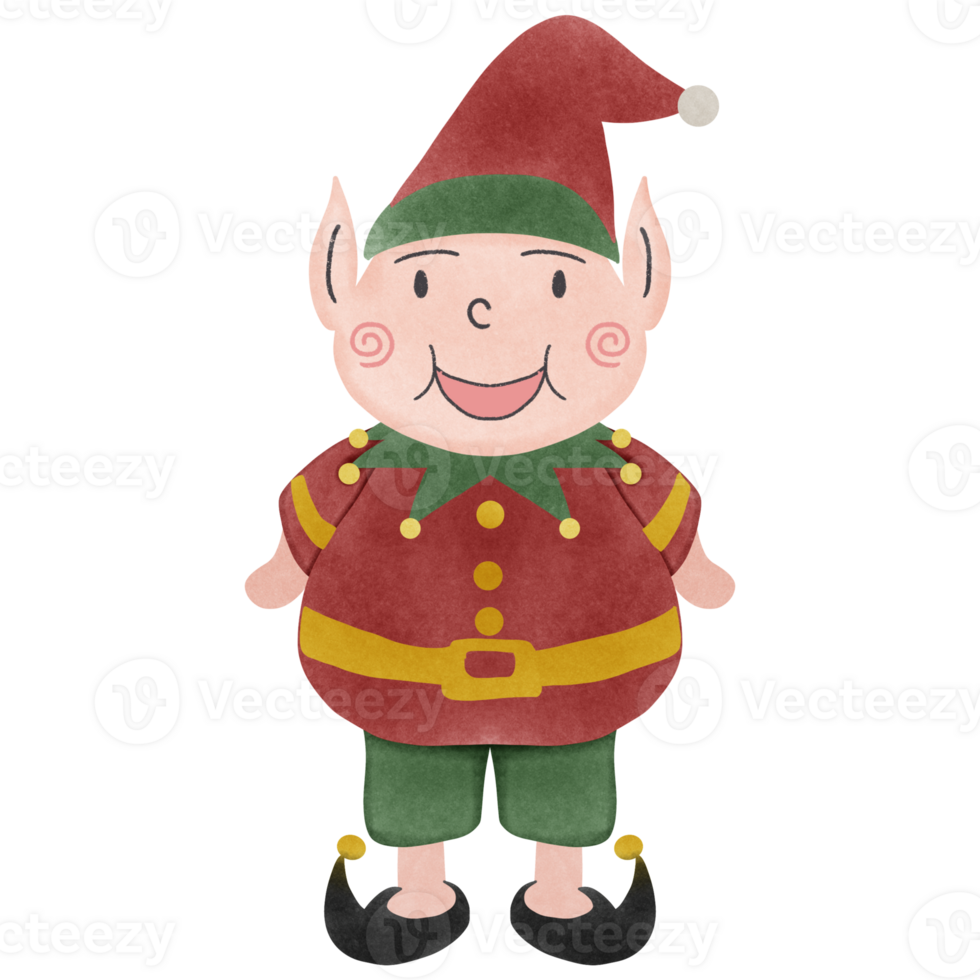 Elf in Christmas png
