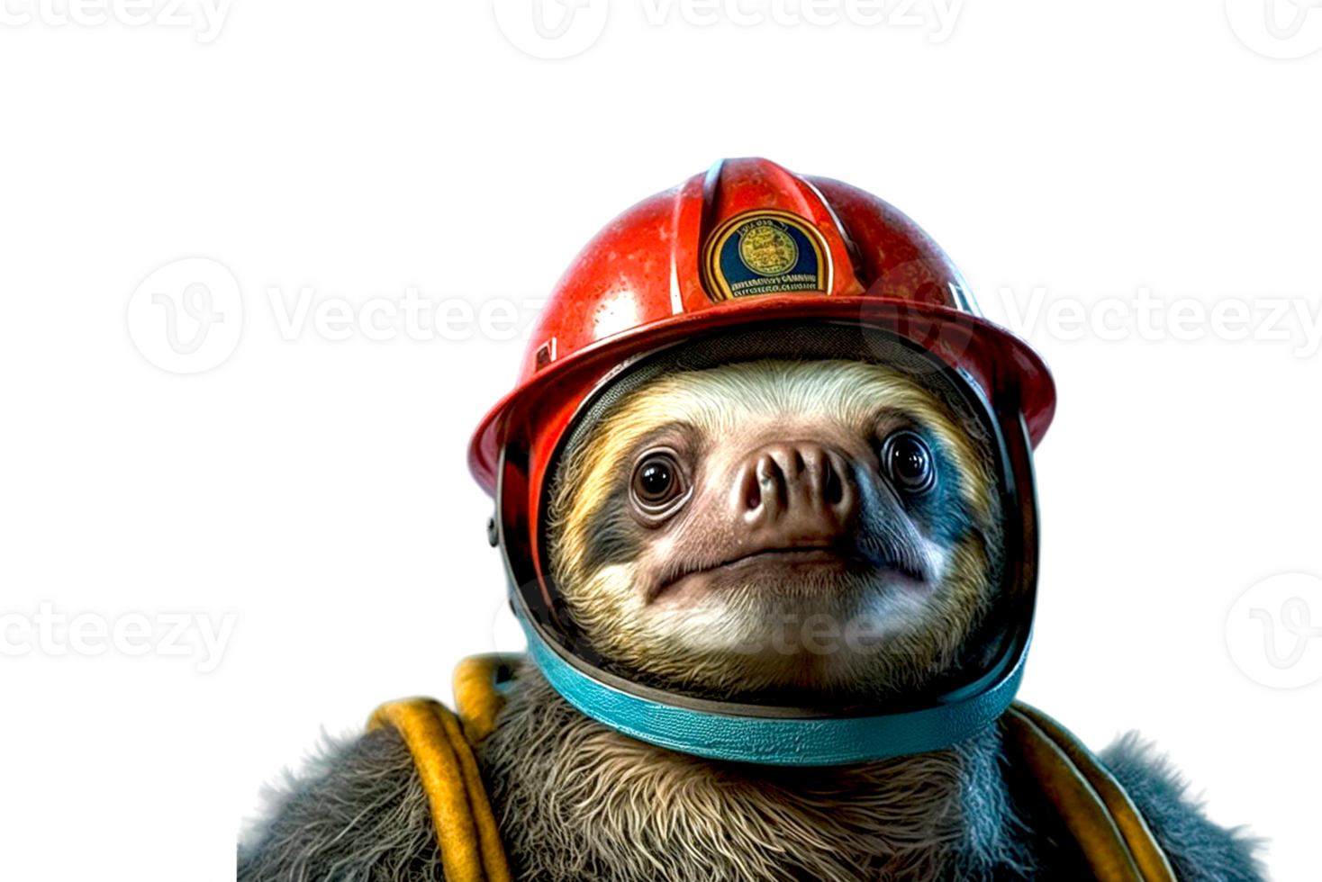 funny cute sloth ai generated png