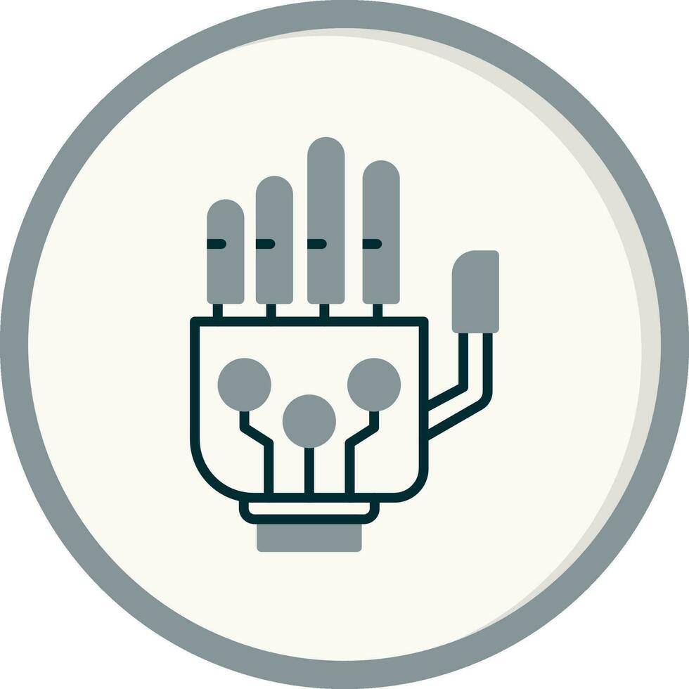 Robotic Hand Vector Icon