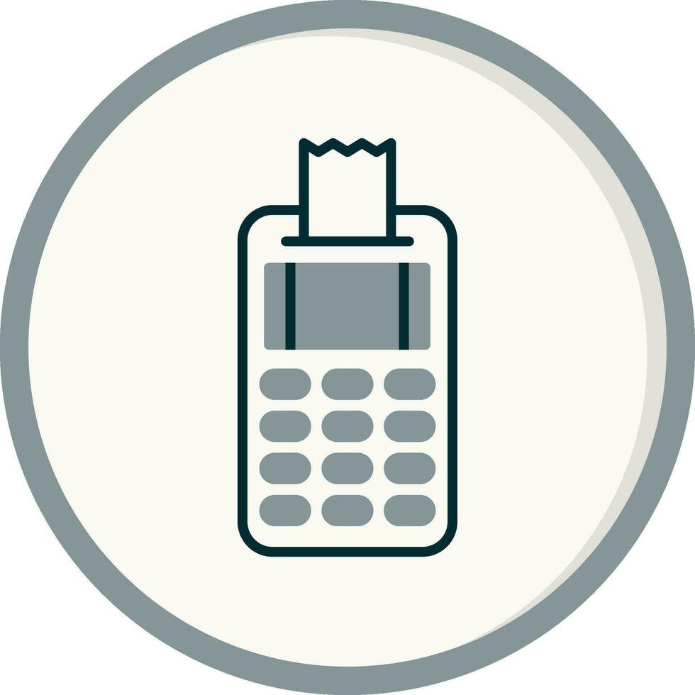 Pos Terminal Vector Icon