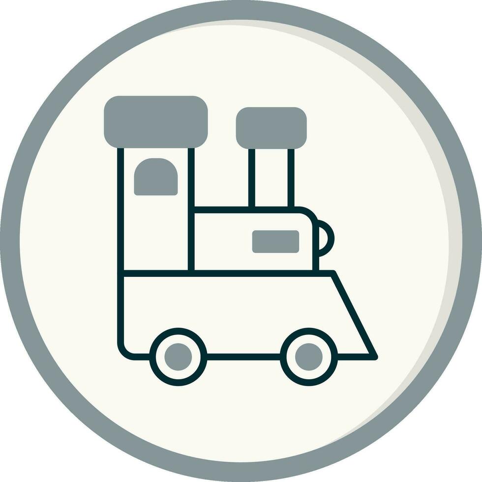 Toy Train Vector Icon