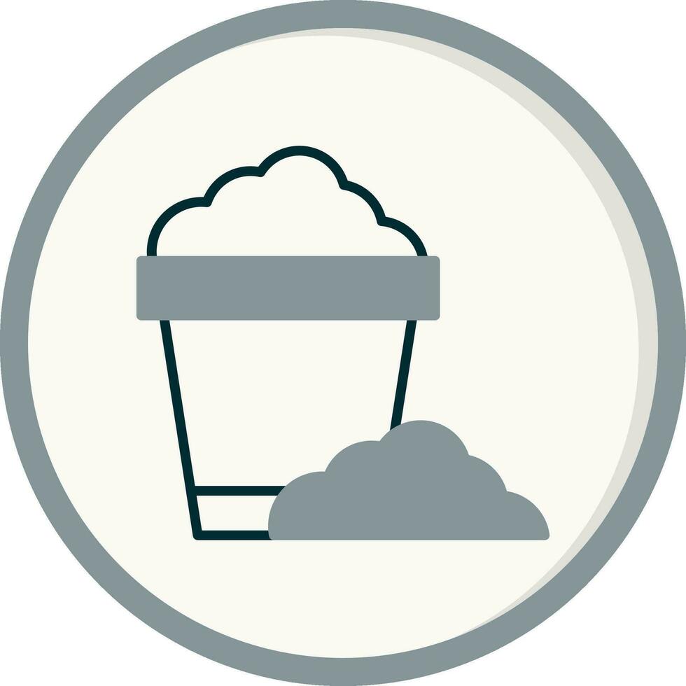 Sand Bucket Vector Icon