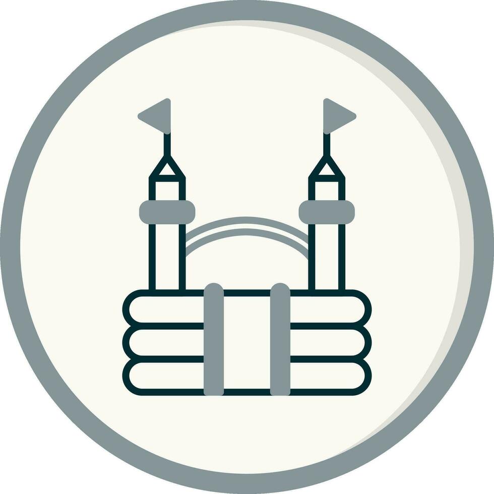 Bouncy Castle Vector Icon