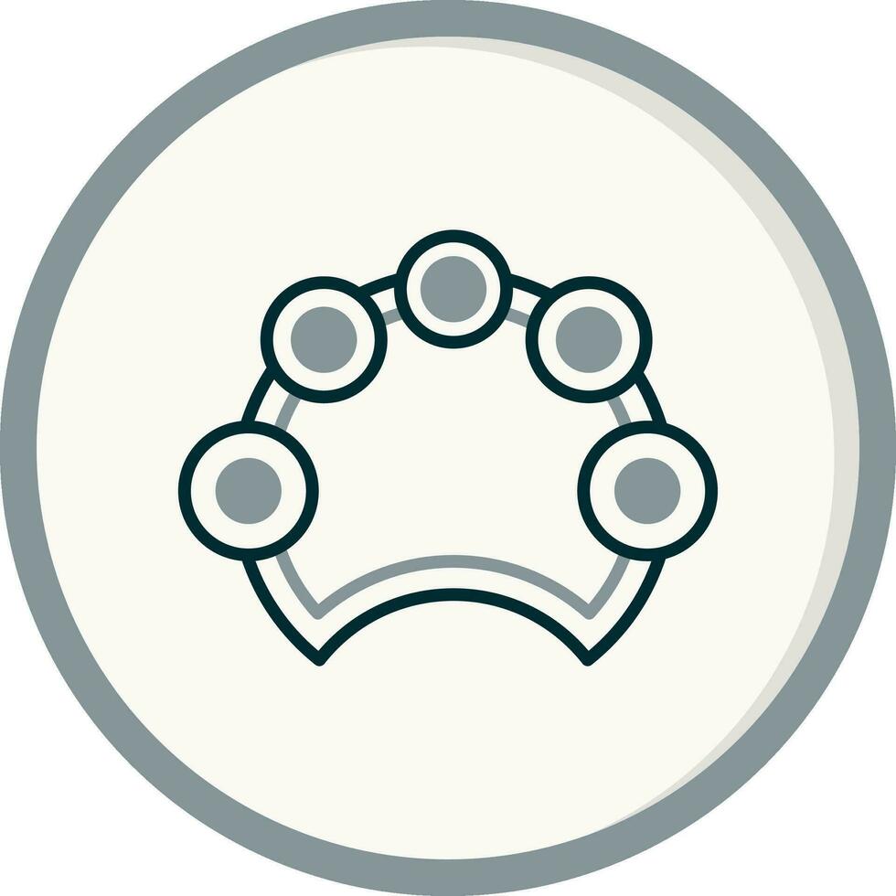 Tambourine Vector Icon