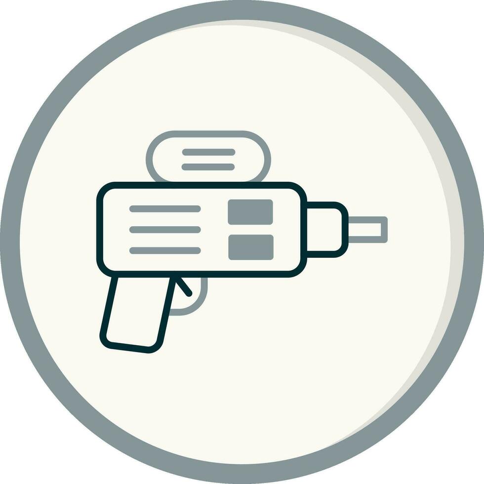 icono de vector de pistola de agua