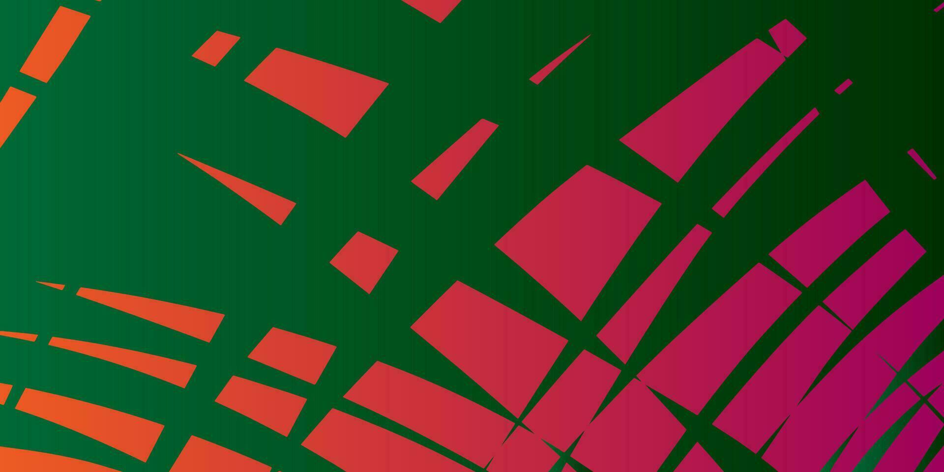 abstract background with red, green and purple lines vector