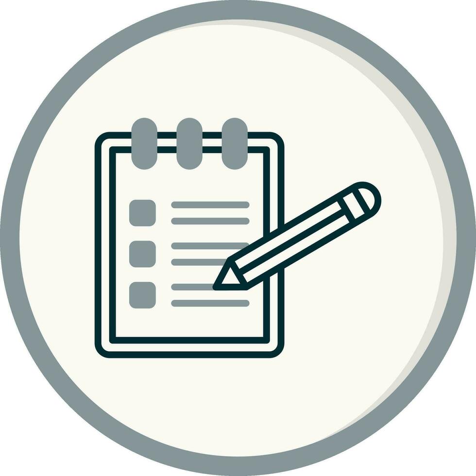 Notepad Vector Icon