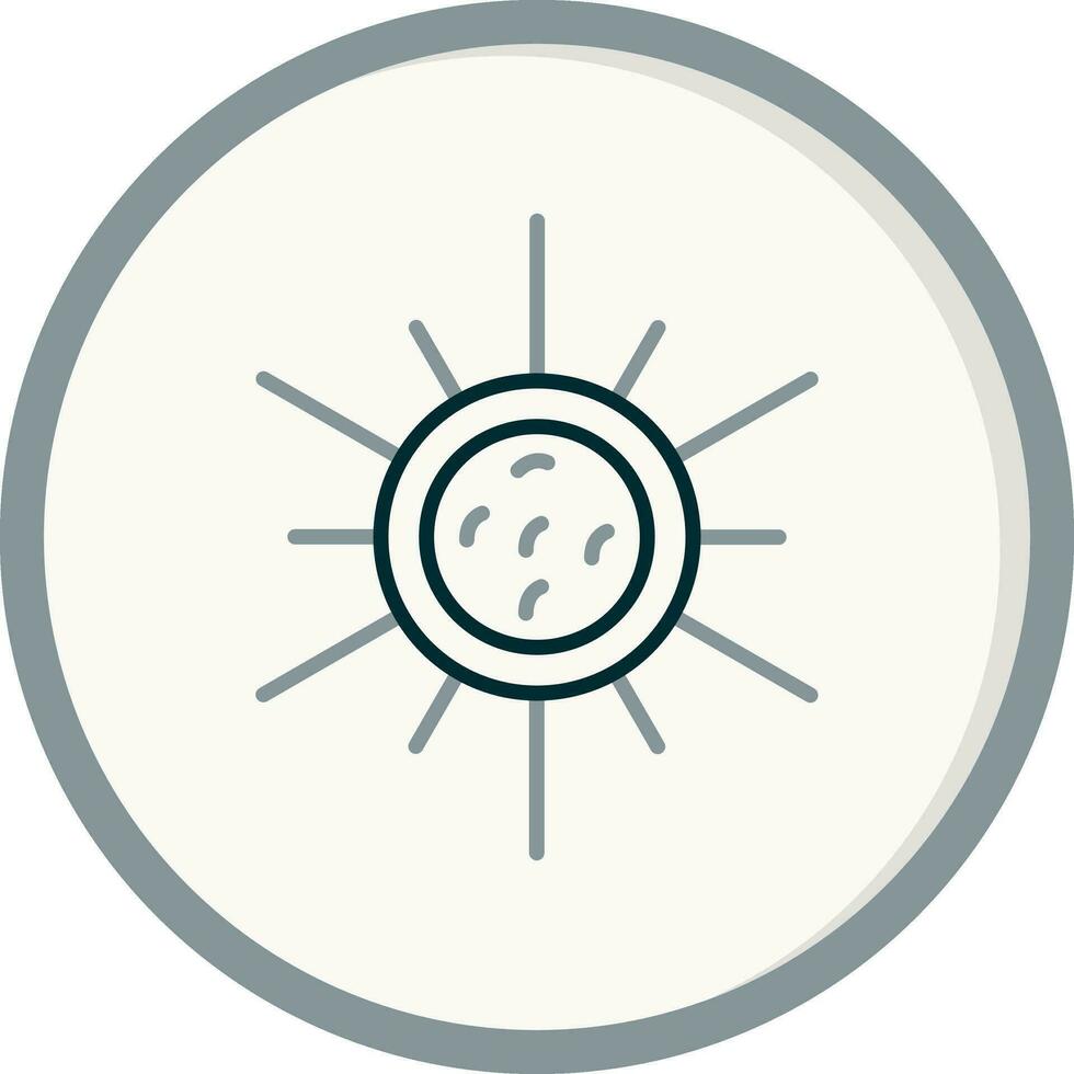 golenkinia radiata Vector Icon