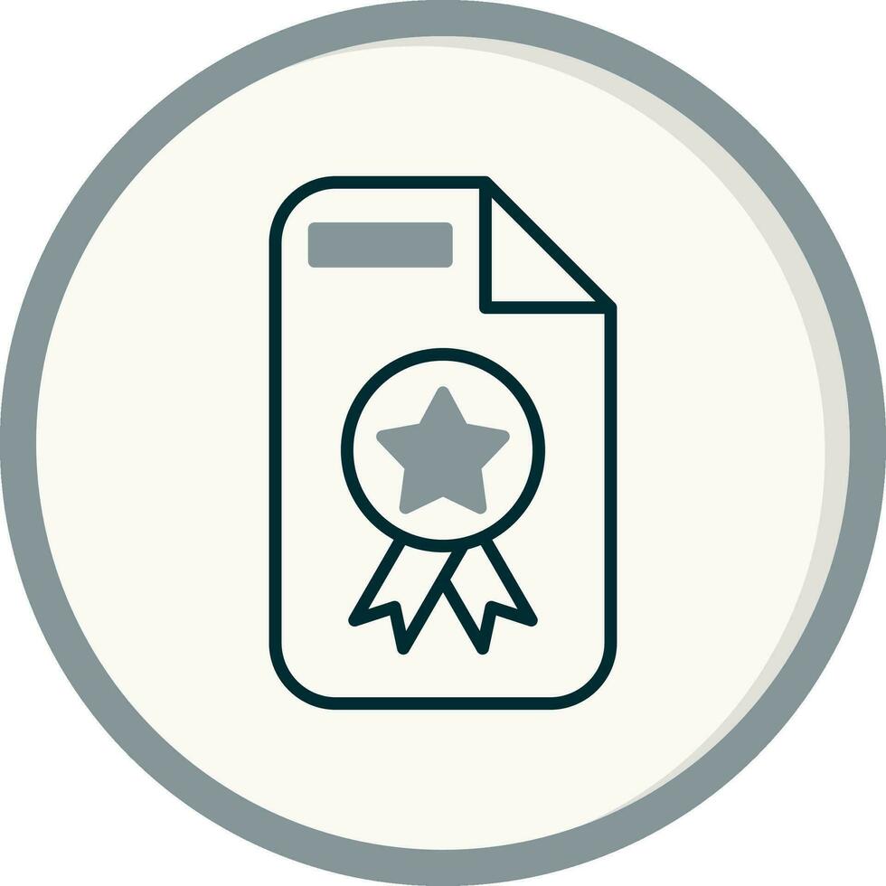 Certificate Vector Icon