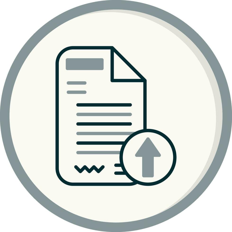 Upload File Vector Icon