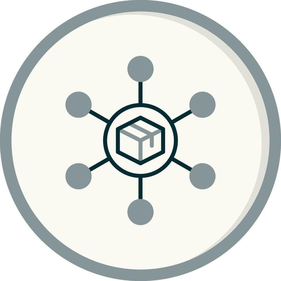 Distribution Center Vector Icon