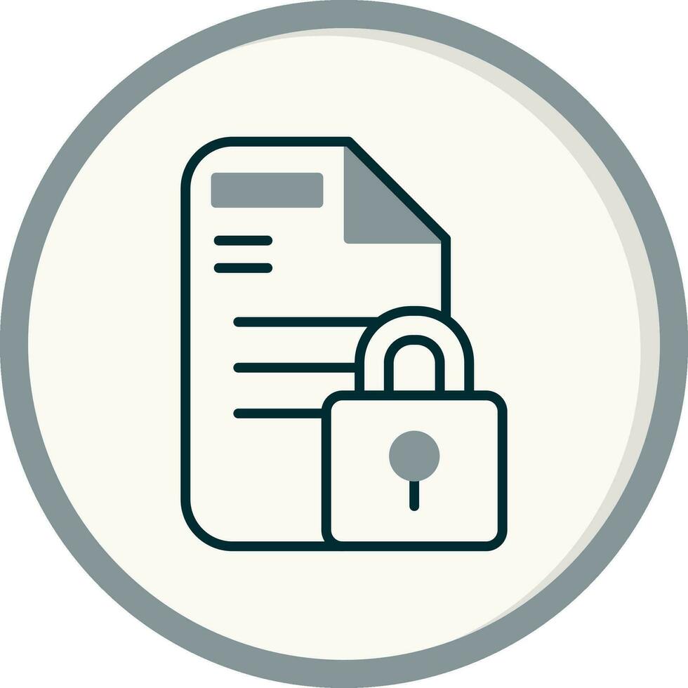 Secure Folder Vector Icon