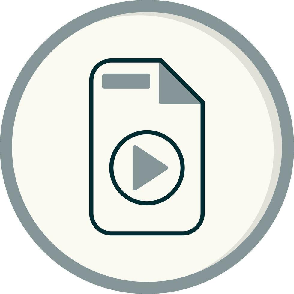 Video File Vector Icon