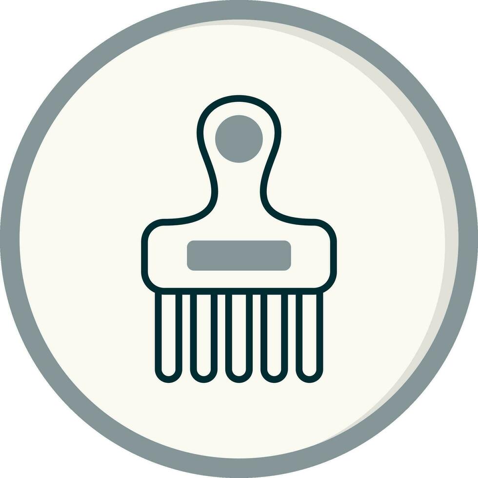 Afro Comb Vector Icon