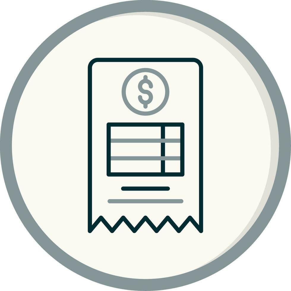 Bill Vector Icon