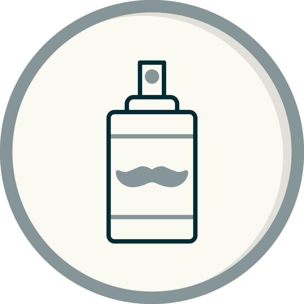 Beard Oil Vector Icon