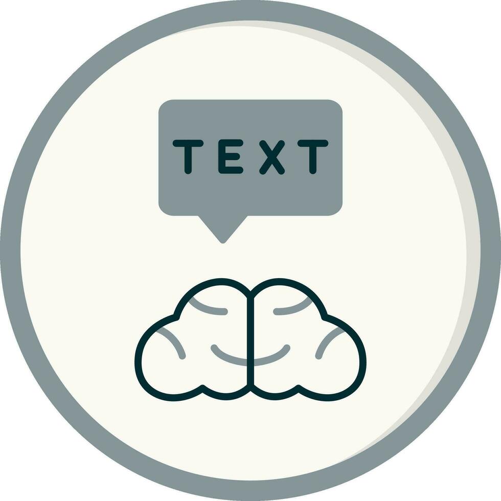 Natural Language Processing Vector Icon