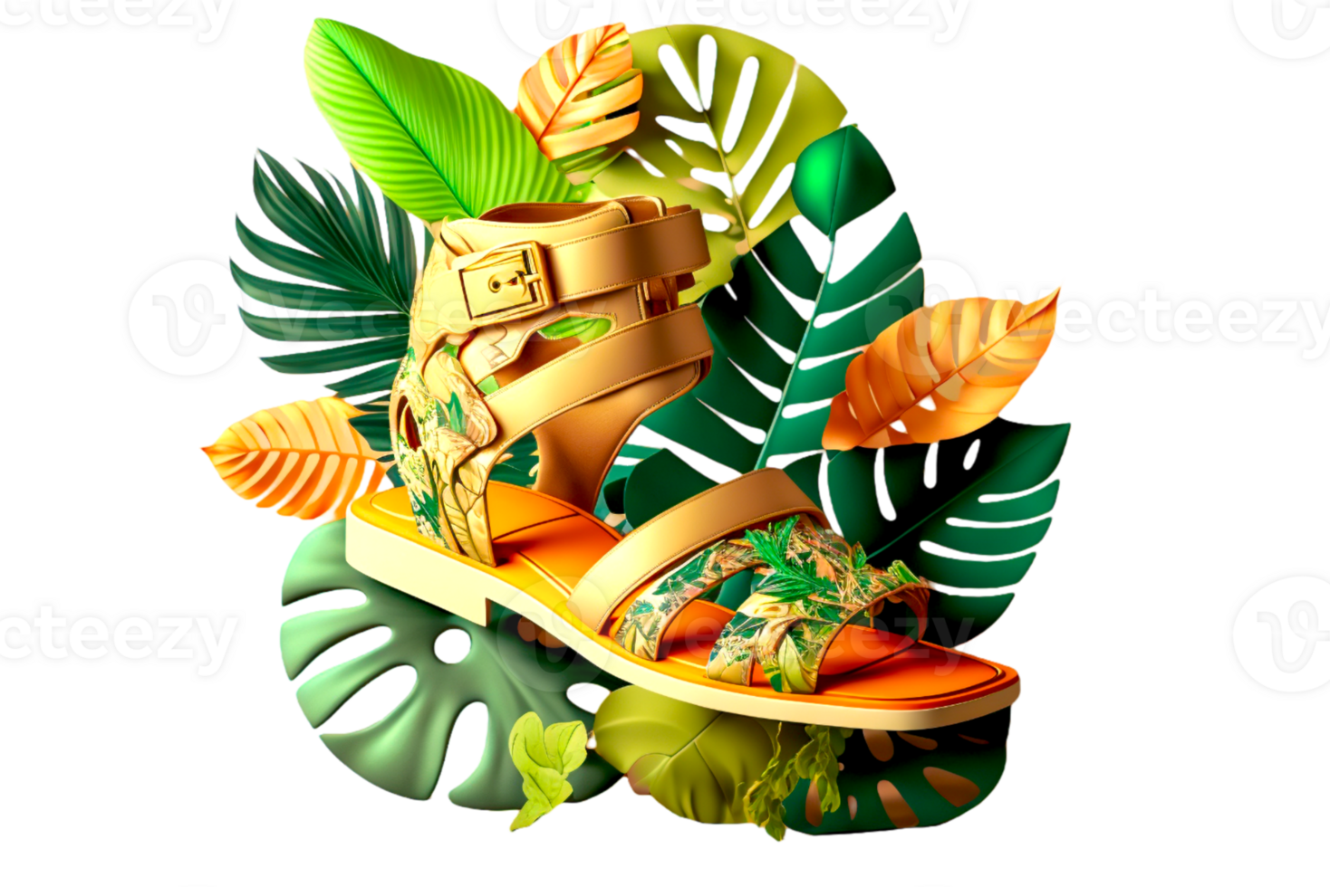 3d shoe illustration ai generated png