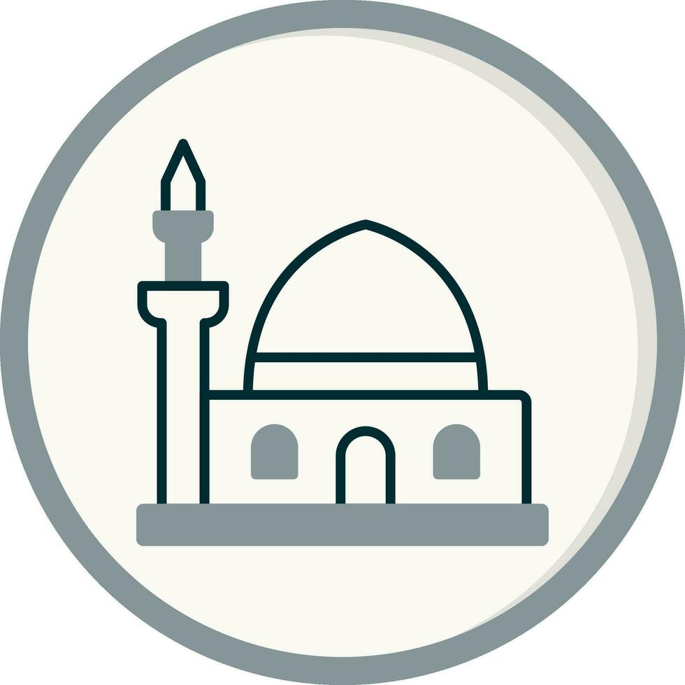 The Prophets Mosque Vector Icon