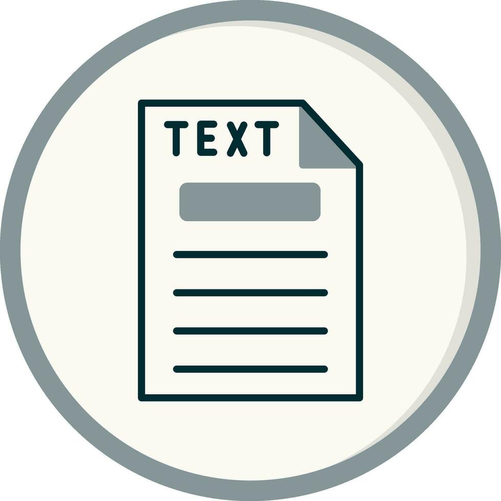 icono de vector de texto