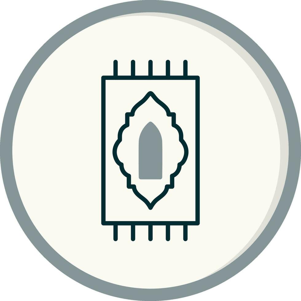 Prayer Rug Vector Icon