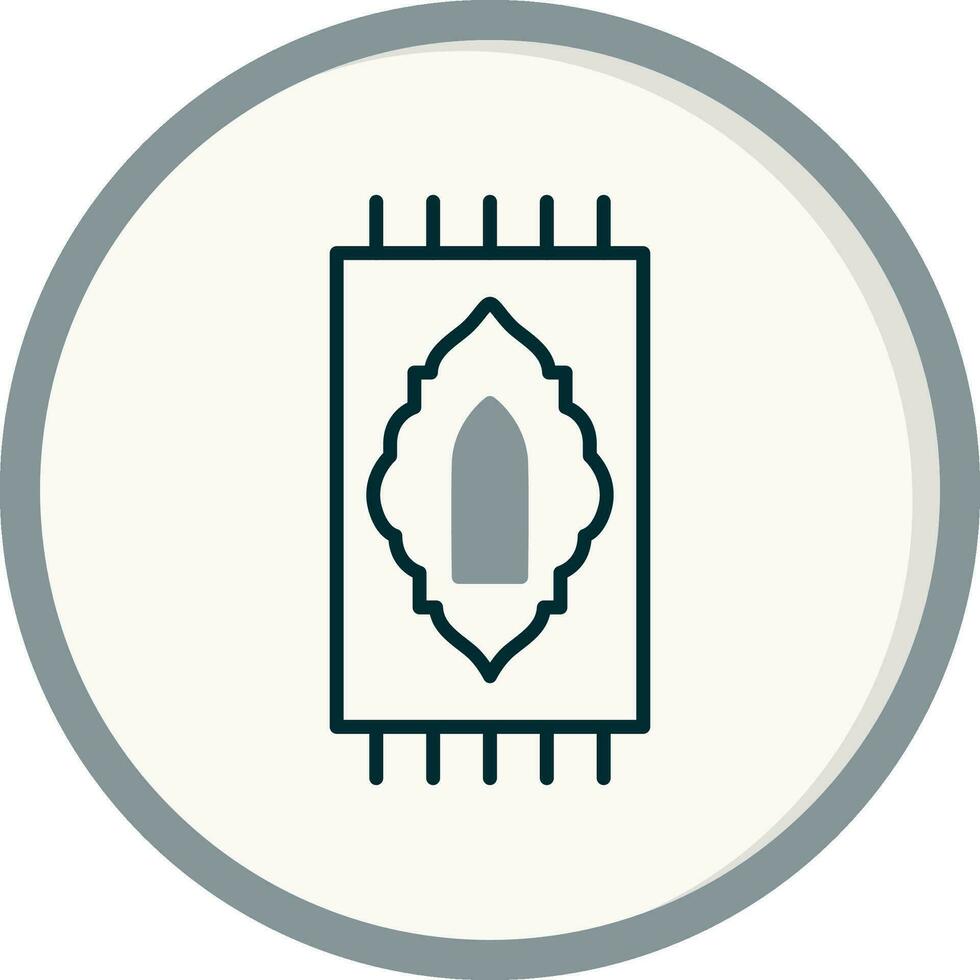 Prayer Rug Vector Icon