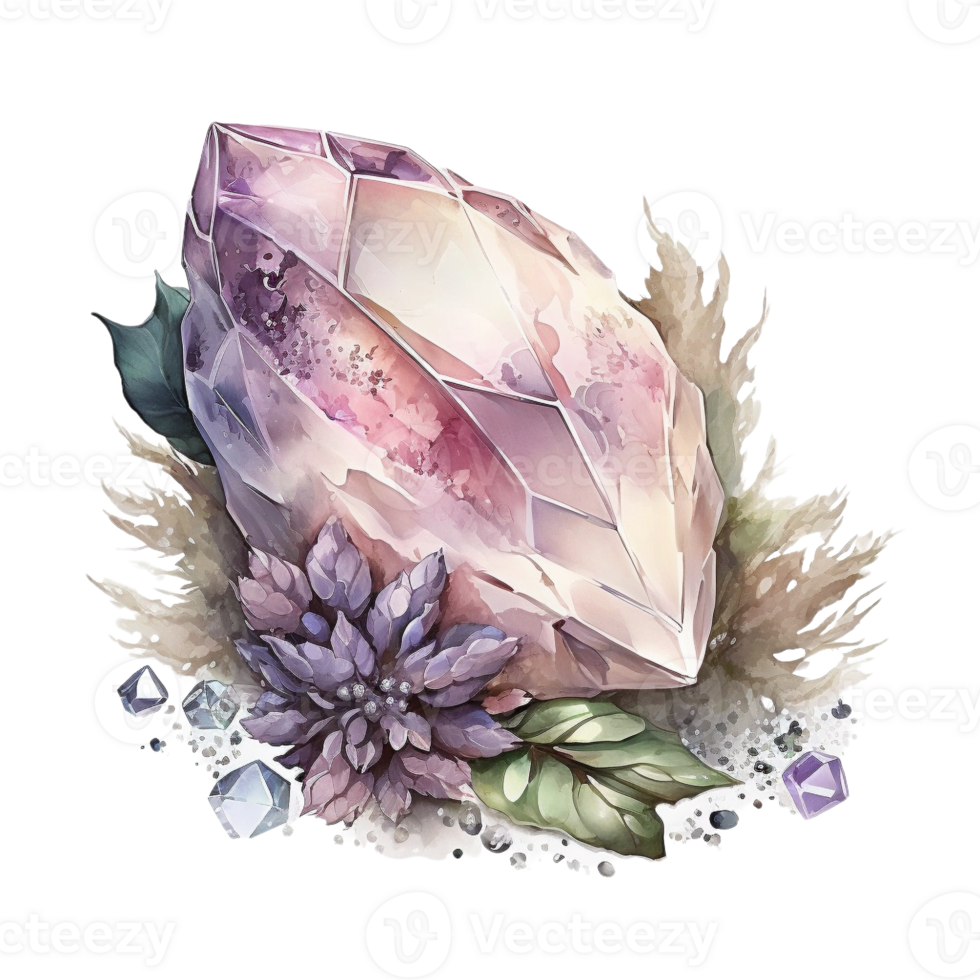 gem illustration in the hand draw style ai generated png