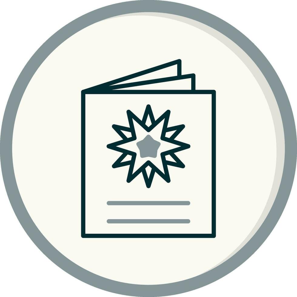 Greeting Card Vector Icon