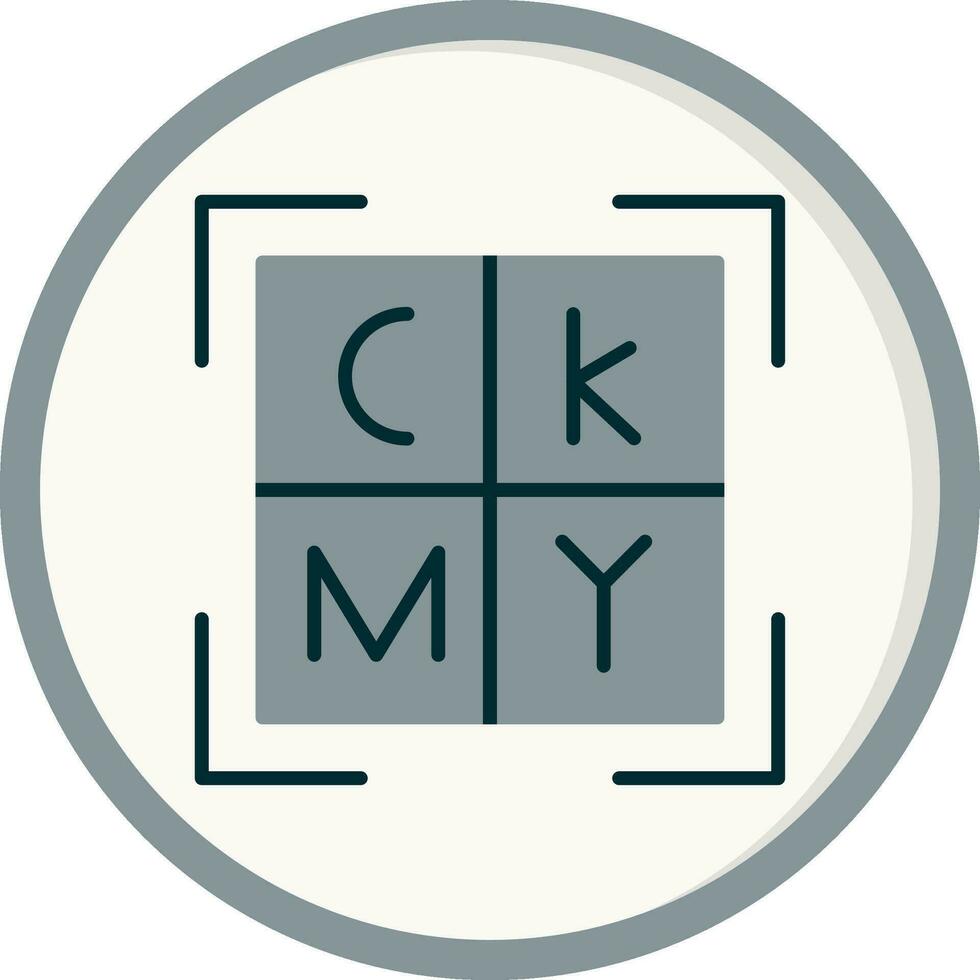 Cmyk Vector Icon