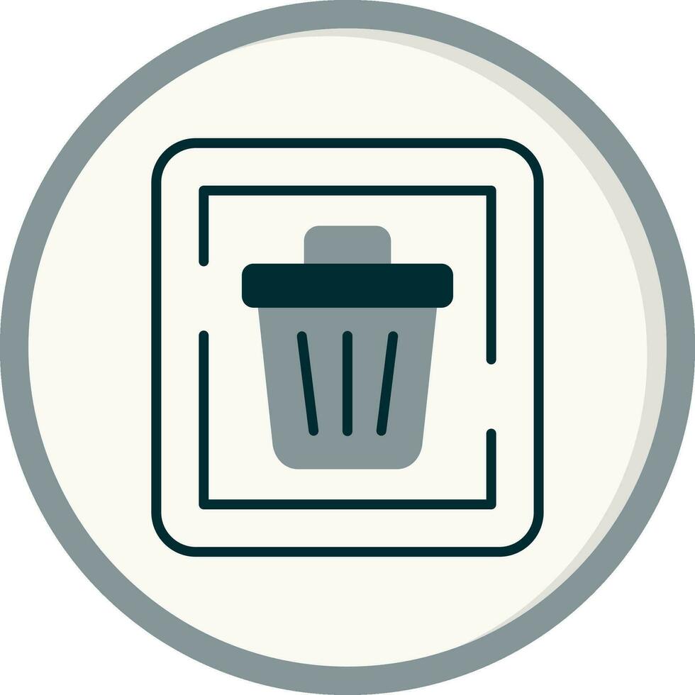 Trash Sign Vector Icon