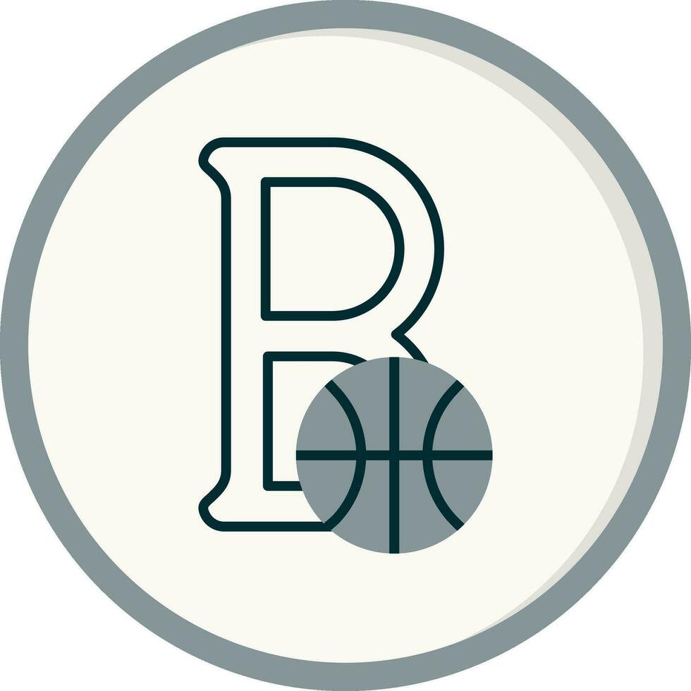 Capital B Vector Icon