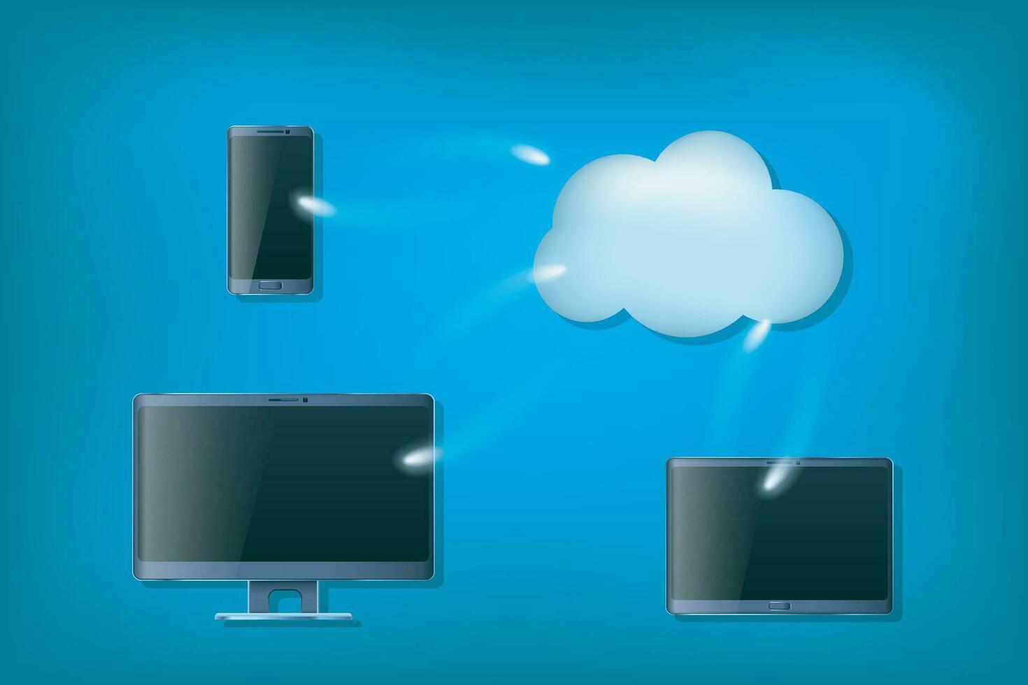 tablet and smartphone vector