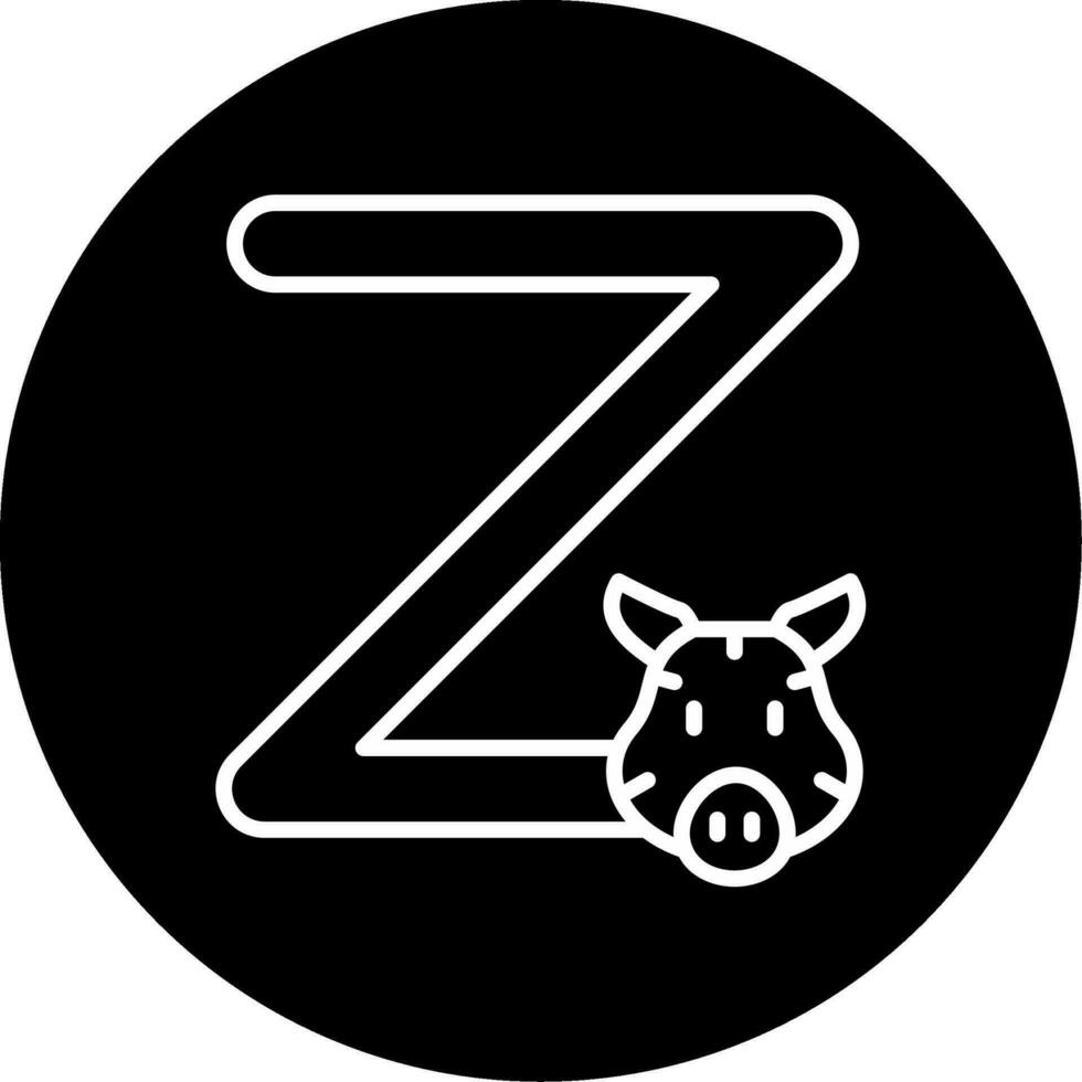 Capital Z Vector Icon