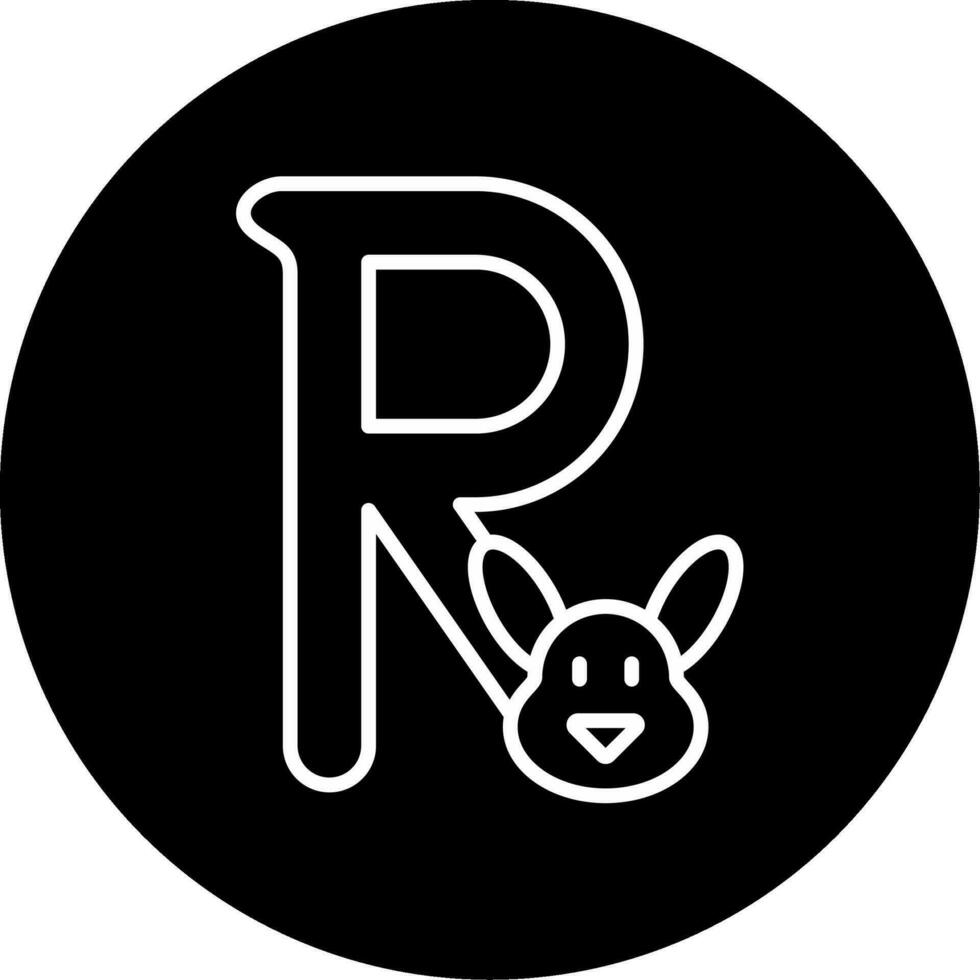 Capital R Vector Icon