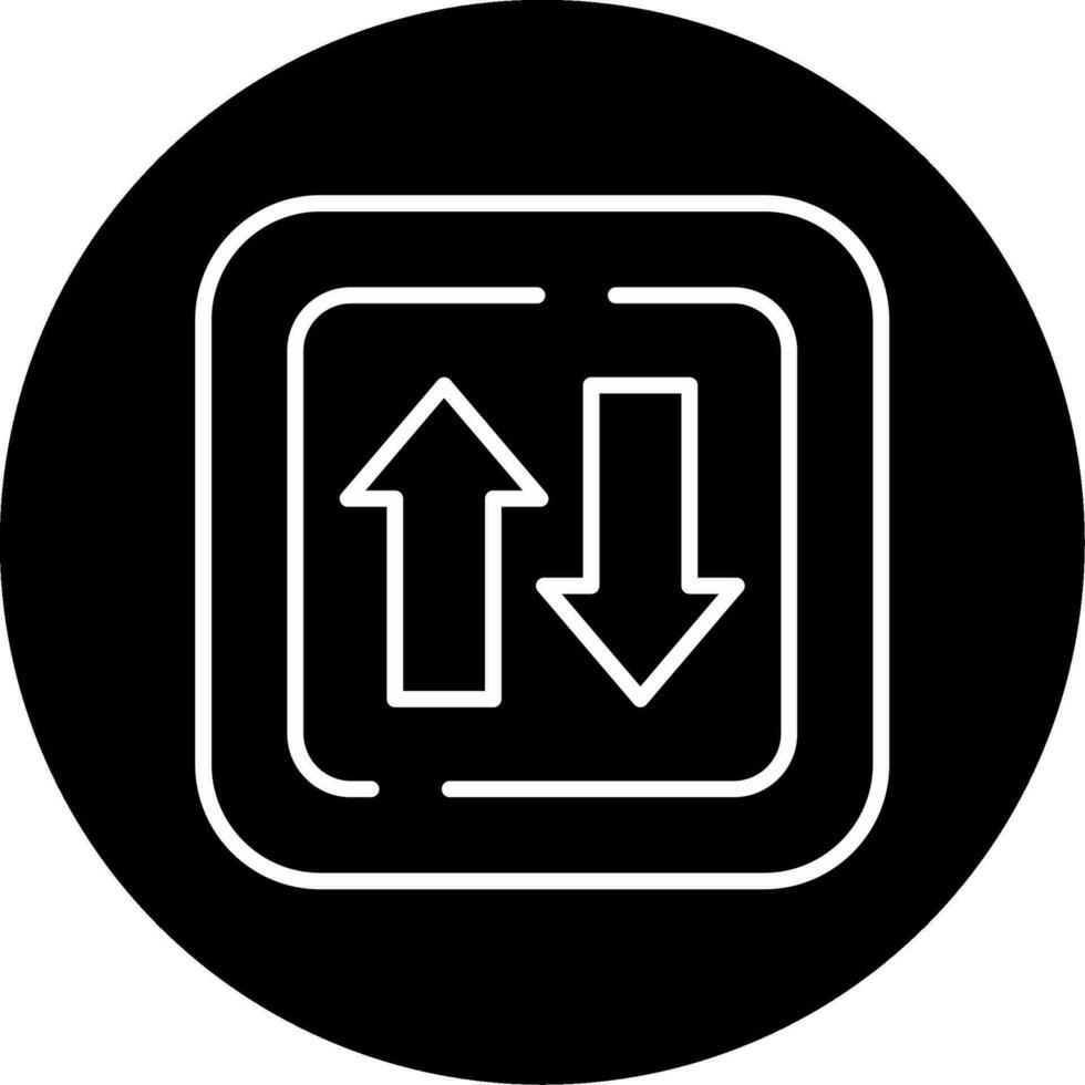 Two Ways Siign Vector Icon