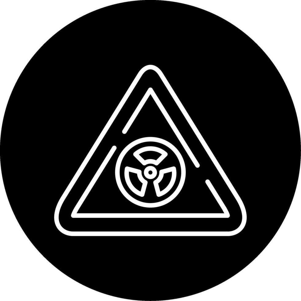 Radioactive Sign Vector Icon
